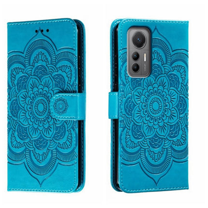Sun Mandala Embossing Pattern Phone Leather Case, For Xiaomi Redmi Note 12 Pro 5G Global, For Xiaomi 12 Lite, For Xiaomi 13