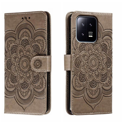 Sun Mandala Embossing Pattern Phone Leather Case, For Xiaomi Redmi Note 12 Pro 5G Global, For Xiaomi 12 Lite, For Xiaomi 13