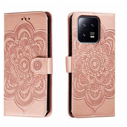 Sun Mandala Embossing Pattern Phone Leather Case, For Xiaomi Redmi Note 12 Pro 5G Global, For Xiaomi 12 Lite, For Xiaomi 13