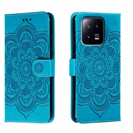 Sun Mandala Embossing Pattern Phone Leather Case, For Xiaomi Redmi Note 12 Pro 5G Global, For Xiaomi 12 Lite, For Xiaomi 13
