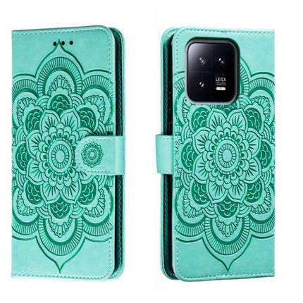 Sun Mandala Embossing Pattern Phone Leather Case, For Xiaomi Redmi Note 12 Pro 5G Global, For Xiaomi 12 Lite, For Xiaomi 13