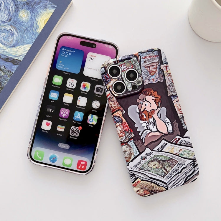 Precise Hole Oil Painting Glossy PC Phone Case, For iPhone 12 Pro, For iPhone 12 Pro Max, For iPhone 11, For iPhone 11 Pro Max