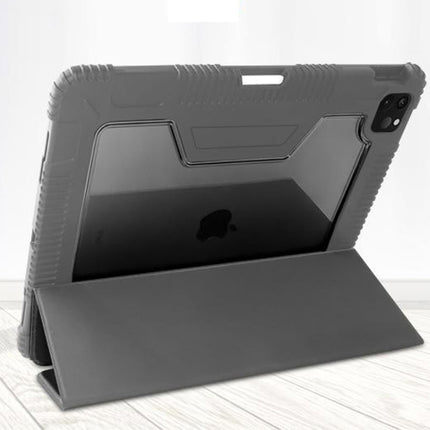 Mutural Horizontal Flip PC + TPU + PU Ledertasche mit Halter und Stiftschlitz, für iPad Pro 11 Zoll (2021) / (2020), für iPad Pro 12,9 Zoll 2022 / 2021 / 2020