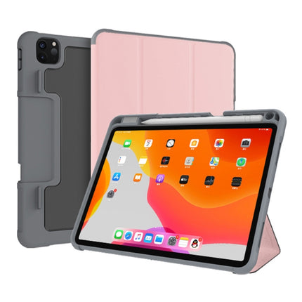 Mutural Horizontal Flip PC + TPU + PU Ledertasche mit Halter und Stiftschlitz, für iPad Pro 11 Zoll (2021) / (2020), für iPad Pro 12,9 Zoll 2022 / 2021 / 2020
