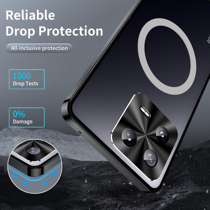 MagSafe Magnetic Frosted Metal Phone Case, For Xiaomi 13, For Xiaomi 13 Pro