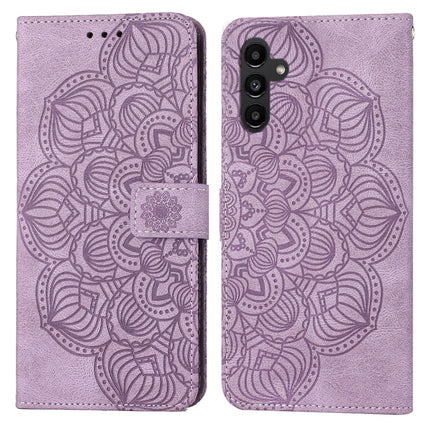 Mandala Embossed Flip Leather Phone Case, For Samsung Galaxy A24 4G, For Xiaomi Redmi 12C, For Xiaomi Redmi Note 12 4G Global, For Xiaomi Redmi Note 12 5G Global/Poco X5, For Xiaomi Redmi Note 12 Pro 5G/Poco X5 Pro