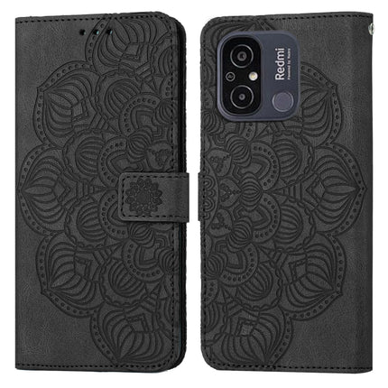 Mandala Embossed Flip Leather Phone Case, For Samsung Galaxy A24 4G, For Xiaomi Redmi 12C, For Xiaomi Redmi Note 12 4G Global, For Xiaomi Redmi Note 12 5G Global/Poco X5, For Xiaomi Redmi Note 12 Pro 5G/Poco X5 Pro