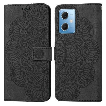Mandala Embossed Flip Leather Phone Case, For Samsung Galaxy A24 4G, For Xiaomi Redmi 12C, For Xiaomi Redmi Note 12 4G Global, For Xiaomi Redmi Note 12 5G Global/Poco X5, For Xiaomi Redmi Note 12 Pro 5G/Poco X5 Pro