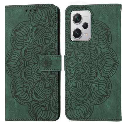 Mandala Embossed Flip Leather Phone Case, For Samsung Galaxy A24 4G, For Xiaomi Redmi 12C, For Xiaomi Redmi Note 12 4G Global, For Xiaomi Redmi Note 12 5G Global/Poco X5, For Xiaomi Redmi Note 12 Pro 5G/Poco X5 Pro