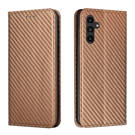Carbon Fiber Texture Magnetic Flip Leather Phone Case, For Samsung Galaxy A24 4G, For Xiaomi Redmi 12C, For Xiaomi Redmi Note 12 4G Global, For Xiaomi Redmi Note 12 5G Global/Poco X5