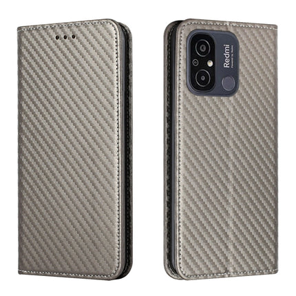 Carbon Fiber Texture Magnetic Flip Leather Phone Case, For Samsung Galaxy A24 4G, For Xiaomi Redmi 12C, For Xiaomi Redmi Note 12 4G Global, For Xiaomi Redmi Note 12 5G Global/Poco X5