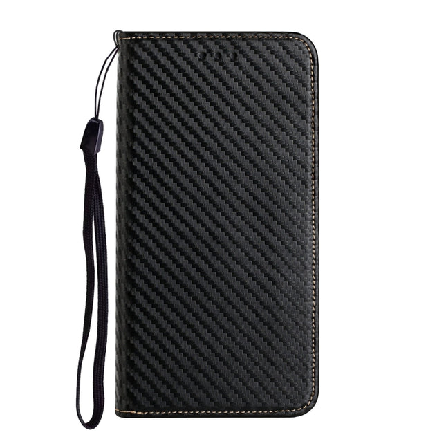 Carbon Fiber Texture Magnetic Flip Leather Phone Case, For Xiaomi Redmi Note 12 Pro 5G/Poco X5 Pro
