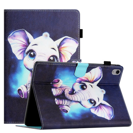 Coloured Drawing Stitching Smart Leather Tablet Case, For Lenovo Tab P11 J606F