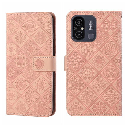 Ethnic Style Embossed Pattern Leather Phone Case, For Samsung Galaxy A24 4G, For Xiaomi Redmi 12C, For Xiaomi Redmi Note 12 4G Global