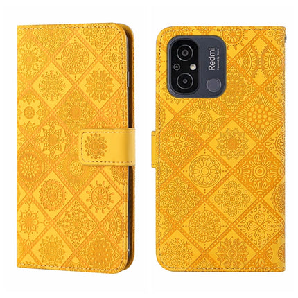 Ethnic Style Embossed Pattern Leather Phone Case, For Samsung Galaxy A24 4G, For Xiaomi Redmi 12C, For Xiaomi Redmi Note 12 4G Global
