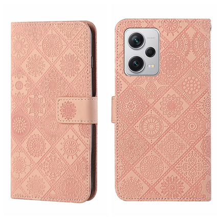 Ethnic Style Embossed Pattern Leather Phone Case, For Xiaomi Redmi Note 12 5G Global/Poco X5, For Xiaomi Redmi Note 12 Pro 5G/Poco X5 Pro