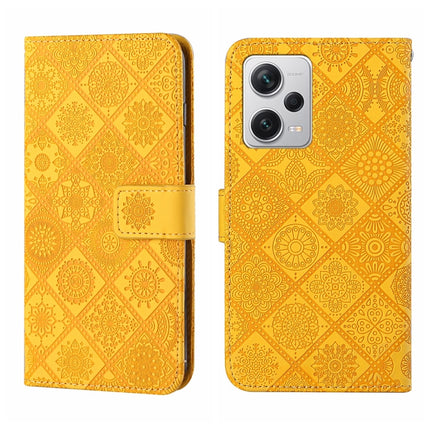 Ethnic Style Embossed Pattern Leather Phone Case, For Xiaomi Redmi Note 12 5G Global/Poco X5, For Xiaomi Redmi Note 12 Pro 5G/Poco X5 Pro