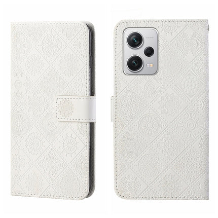 Ethnic Style Embossed Pattern Leather Phone Case, For Xiaomi Redmi Note 12 5G Global/Poco X5, For Xiaomi Redmi Note 12 Pro 5G/Poco X5 Pro