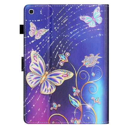 Coloured Drawing Stitching Smart Leather Tablet Case, For Samsung Galaxy Tab A 10.1 2019 T510/T515, For Huawei MatePad T10 / T10s / Enjoy Tablet 2