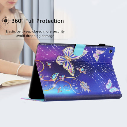 Coloured Drawing Stitching Smart Leather Tablet Case, For Samsung Galaxy Tab A 10.1 2019 T510/T515, For Huawei MatePad T10 / T10s / Enjoy Tablet 2