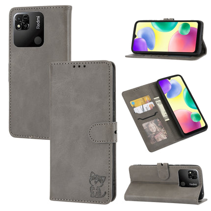 Embossed Happy Cat Pattern Flip Leather Phone Case, For Xiaomi 13, For Xiaomi 13 Pro, For OPPO A17, For Samsung Galaxy A14 5G