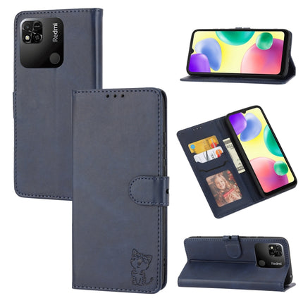 Embossed Happy Cat Pattern Flip Leather Phone Case, For Xiaomi 13, For Xiaomi 13 Pro, For OPPO A17, For Samsung Galaxy A14 5G