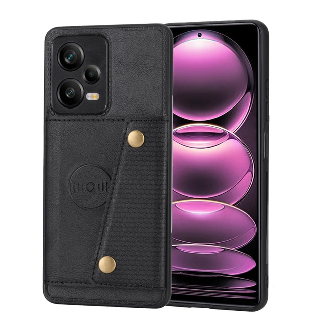 Double Buckle Magnetic Phone Case, For Xiaomi Redmi Note 12 Pro+ 5G Global, For Xiaomi 13, For Xiaomi 13 Pro, For Xiaomi Poco M5 4G