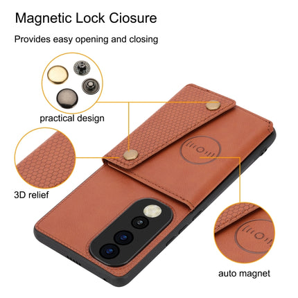 Double Buckle Magnetic Phone Case, For Honor 80, For Honor 80 Pro