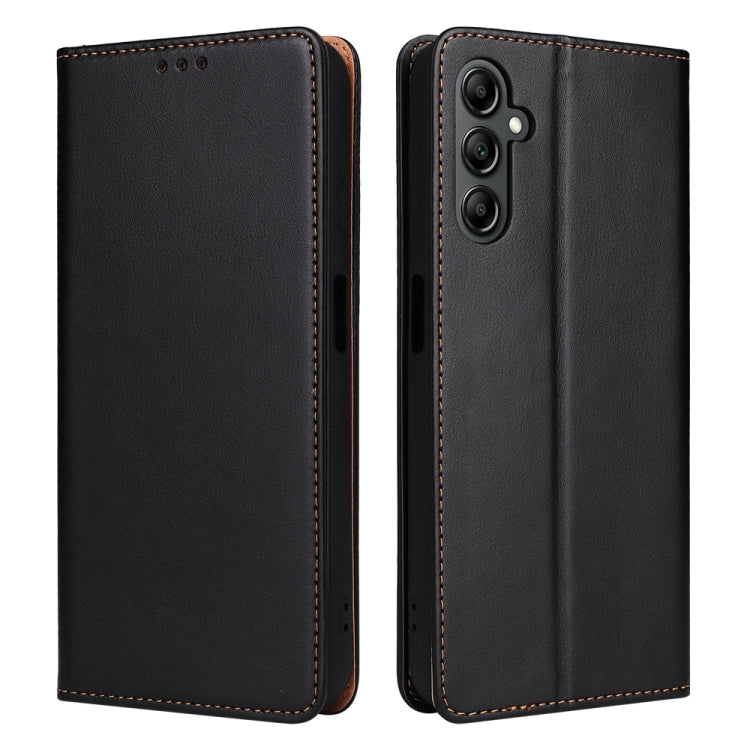 Fierre Shann PU Genuine Leather Texture Leather Phone Case, For Samsung Galaxy A14 5G, For Samsung Galaxy A23, For Samsung Galaxy A34 5G