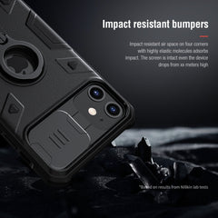 NILLKIN Shockproof CamShield Armor Protective Case with Invisible Ring Holder, For iPhone 11, For iPhone 11 Pro, For iPhone 11 Pro Max