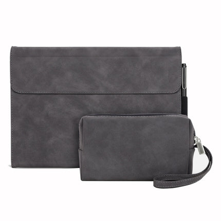 Sheepskin All-Inclusive Shockproof Protective Case with Power Bag, For Microsoft Surface Go 3 / 2 / 1, For Microsoft Surface Pro X, For Microsoft Surface Pro 8, For Microsoft Surface Pro 7+ / 7 / 6 / 5 / 4