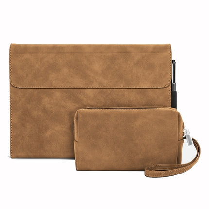 Sheepskin All-Inclusive Shockproof Protective Case with Power Bag, For Microsoft Surface Go 3 / 2 / 1, For Microsoft Surface Pro X, For Microsoft Surface Pro 8, For Microsoft Surface Pro 7+ / 7 / 6 / 5 / 4