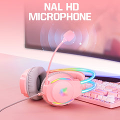 X26 USB+3.5mm RGB Wired Gaming Headset
