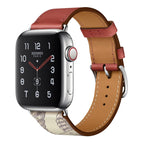 For Apple Watch Series 8&7 41mm / SE 2&6&SE&5&4 40mm / 3&2&1 38mm / Brick Red
