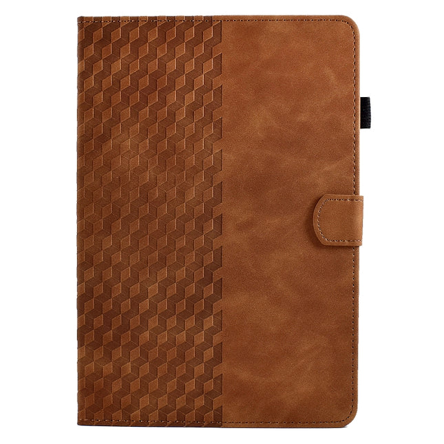 Rhombus Embossed Leather Tablet Case, For Huawei MatePad SE