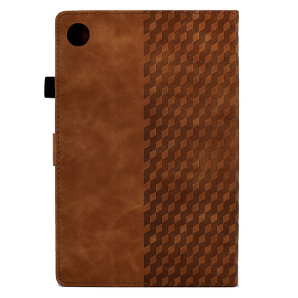 Rhombus Embossed Leather Tablet Case, For Huawei MatePad SE