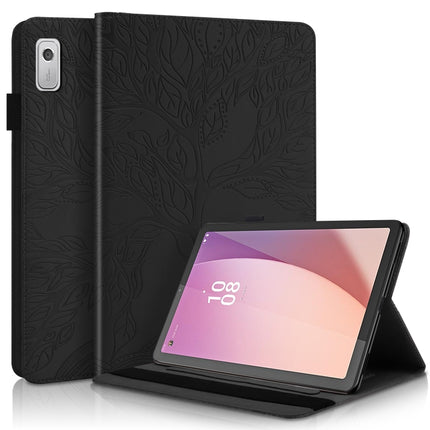 Life Tree Embossed Flip Leather Tablet Case, For Huawei Matepad SE 10.4 2022, For Lenovo Tab M9