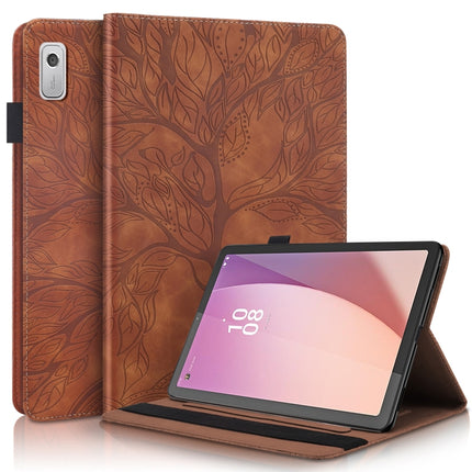 Life Tree Embossed Flip Leather Tablet Case, For Huawei Matepad SE 10.4 2022, For Lenovo Tab M9