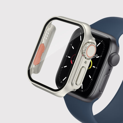 Film PC Watch Case with Detachable Button, For Apple Watch Series 9 / 8 / 7 41mm, For Apple Watch Series SE 2025 / SE 2 / 6 / SE / 5 / 4 40mm, For Apple Watch SE 2025 / SE 2 / 6 / SE / 5 / 4 40mm                                                         ...