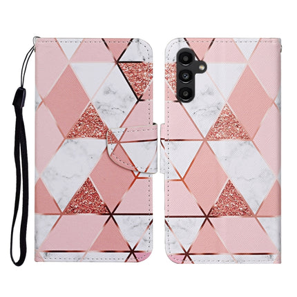 Colored Drawing Pattern Flip Leather Phone Case, For Samsung Galaxy A24 4G