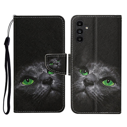Colored Drawing Pattern Flip Leather Phone Case, For Samsung Galaxy A24 4G