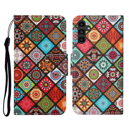 Colored Drawing Pattern Flip Leather Phone Case, For Samsung Galaxy A24 4G
