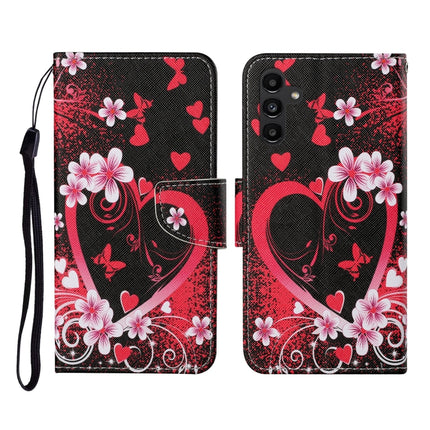 Colored Drawing Pattern Flip Leather Phone Case, For Samsung Galaxy A24 4G