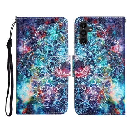Colored Drawing Pattern Flip Leather Phone Case, For Samsung Galaxy A24 4G