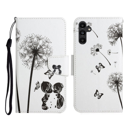 Colored Drawing Pattern Flip Leather Phone Case, For Samsung Galaxy A24 4G
