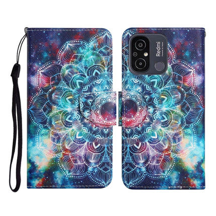 Colored Drawing Pattern Flip Leather Phone Case, For Xiaomi Redmi 12C