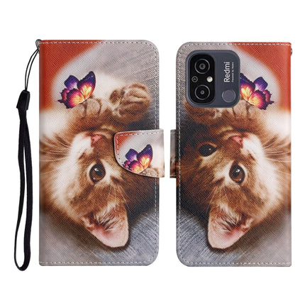 Colored Drawing Pattern Flip Leather Phone Case, For Xiaomi Redmi 12C