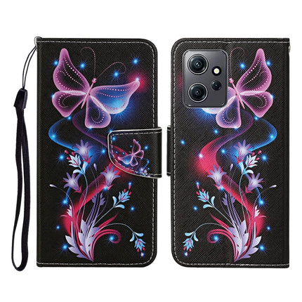 Colored Drawing Pattern Flip Leather Phone Case, For Xiaomi Redmi Note 12 4G Global