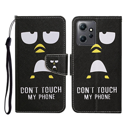 Colored Drawing Pattern Flip Leather Phone Case, For Xiaomi Redmi Note 12 4G Global