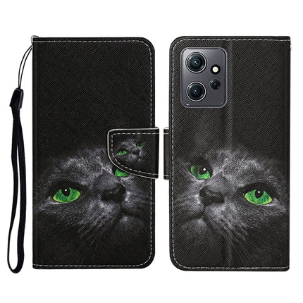 Colored Drawing Pattern Flip Leather Phone Case, For Xiaomi Redmi Note 12 4G Global